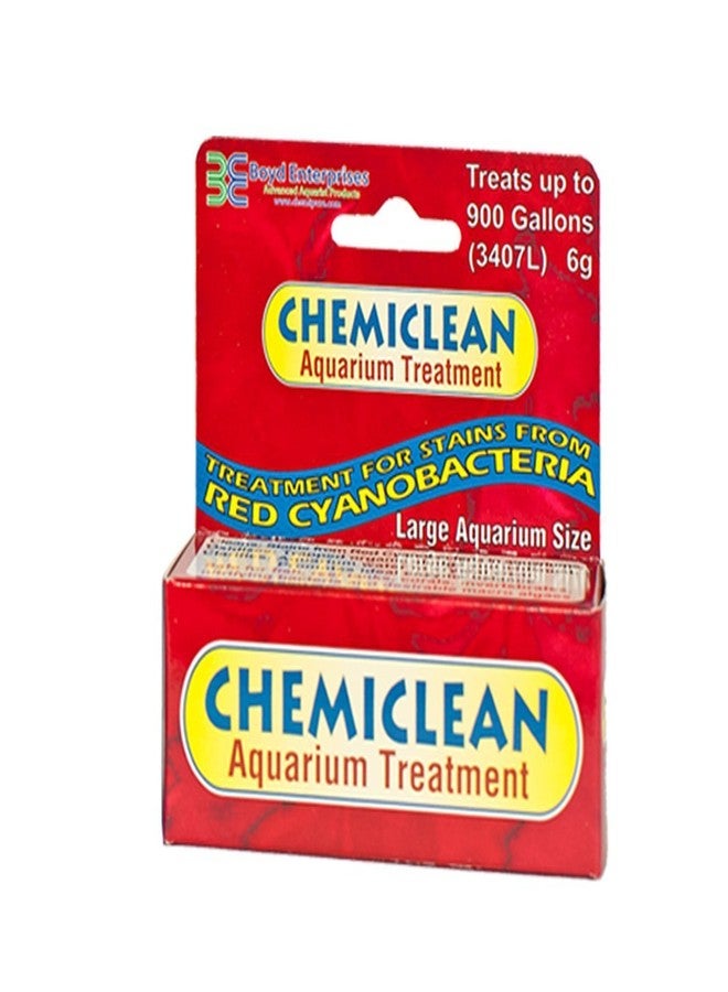 Boyd Chemi-Clean 6g Treats up to 900 Gallons - Effective Chemiclean Cyanobacteria for Marine & Freshwater Aquariums, Safe for Fish, Corals & Invertebrates